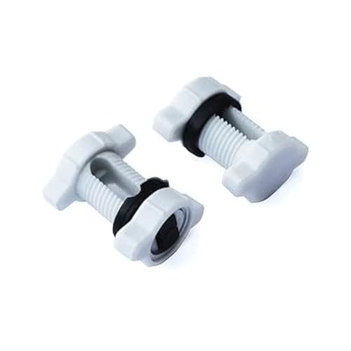 Set Morsetti per Cavi Stendibiancheria - Clip Serracavo in Nylon Per Stendibiancheria, Antenne TV, Recinzioni, Pergolati - Accessori Per Fissaggio Stendibiancheria e Recinzioni (Kit da 2 Morsetti)