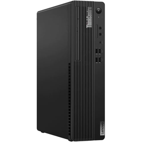 Image of Lenovo ThinkCentre M70s Gen 3 Small Form Factor Desktop Computer, Intel Core i5-12400 2.5GHz, 16GB RAM, 512GB SSD, Windows 11 Pro, Black