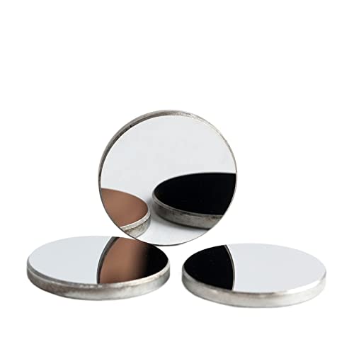 3Pcs Mo Mirror Diameter 15 19.05 20 25 30 38.1mm Thickness 3mm for CO2 Laser Cutting Engraving Machine(25mm)
