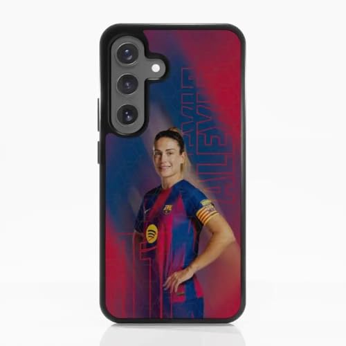 Coque Samsung S25 FC Barcelone noire en TPU officiel pour smartphone