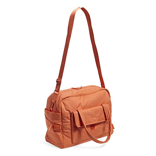 Vera Bradley Women's Cotton Utility Travel Bag, Orange Bell Pepper - Recycled Cotton, One Size2