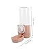 FONDOTIN Dog Water Dispenser for Cats and Dogs Automatic Hanging Water Bottle Easy Install for Crate Use and Travel Stylish Pink Design