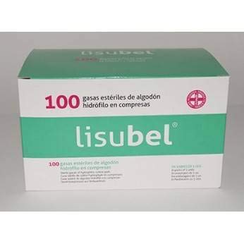 GASA ESTERIL LISUBEL ALGODON 100 UNID.