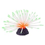 FRCOLOR 1 Pc Aquascaping Plantes Aquarium Fausse Plante Gazon Aquatique Fluo Plante Fluorescente Artificielle Plante Aquatique De Simulation Gel De Silice Base Fluorescence
