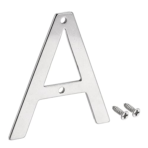 Tool parts 2.76 Inch Stainless Steel House Letter A for Mailbox Hotel Address Door Sign