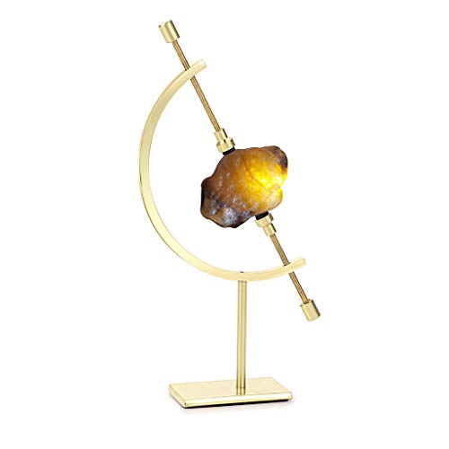 Juxyes Golden Toned Sphere Holder Caliper Stand, Caliper Style Display Stand For Mineral, Ornament, Gem, Shell, Coin, Etc (S) #TOP3
