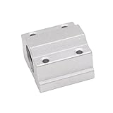 1pc SC6UU/SC8UU/SC10UU/SC12UU Linear Motion Ball Bearing Slide Bushing Linear Shaft Compatible with CNC Router 3D Printer Parts Shaft Rod(SC10UU)