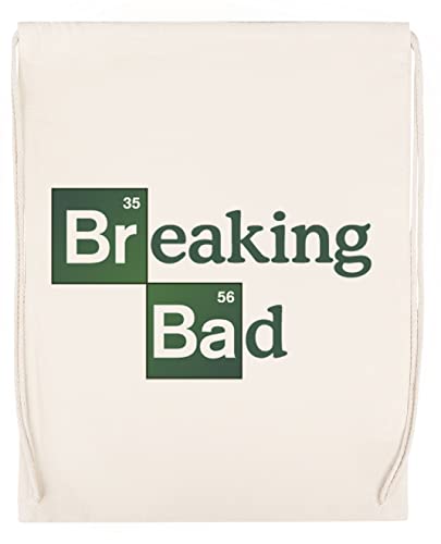 Breaking Bad Chemical Elements Beige Deporte Bolsa el Gimnasio Duradera Respetuosa con el medio ambiente Drawstring Gym Bag