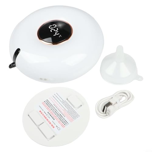 Gdfnmogo Dispensador automático de jabón de espuma recargable de 280 ml con sensor sin contacto, dispensador de desinfectante de manos para cocina y baño