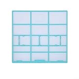 Red a prueba de polvo de ajuste personalizado para unidades interiores de aire acondicionado Midea mide antes de realizar el pedido (29,7 x 28 cm)