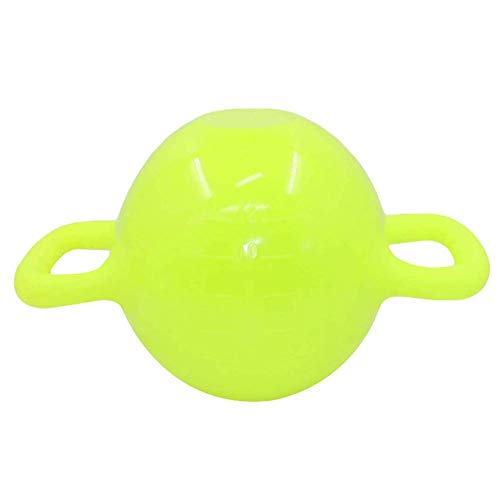 eamqrkt Agua Lleno Kettlebells Ajustable Peso Pesas Fitness Portátil Doble Oreja Mango Yoga - Verde Fluorescente
