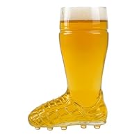 Chabrias Ltd Ultimate Beer Glass Football Rugby Boot Mug - Perfect for UEFA Euros, World Cup, and Soccer Fans!