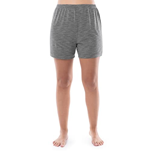 Fruit of the Loom Women's Breathable Tank Top and Short 2 Piece Sleep Set, Heather Grey, Small - image 3