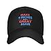 Hpyfls Make 4 Inches Great Again Fashionable Casquette Hat Breathable Adjustable Strap for Comfort Style Black