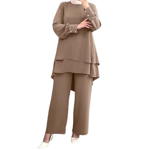 Ensemble femme pantalon et haut fluide grande taille pour l'été