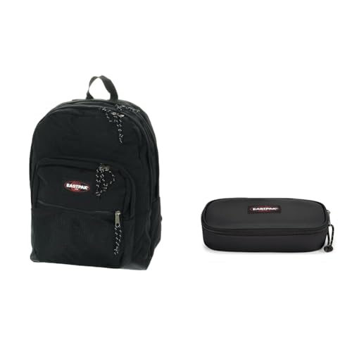 EASTPAK - PINNACLE - Sac à Dos, 38 L, Black (Noir) & Oval Single - Trousse, Black (Noir)