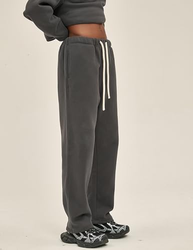 Men's Baggy Pants Sweatpants Cotton Winter Casual Loose Fit Drawstring Pant for Men with Pockets4