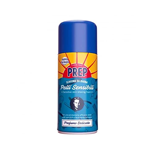 Prep Espuma de afeitar para pieles sensibles, 300 ml, juego de 6 unidades