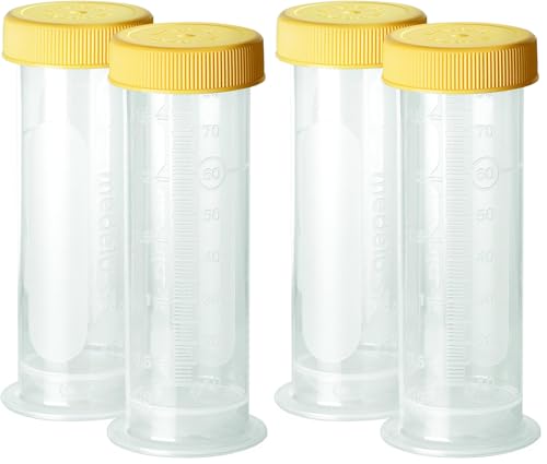 Image of Medela Bottles, 2.7 Ounce, BPA-Free | Breast Milk Storage | Leak-Proof Lids | Freezer Compatible | 12 Count
