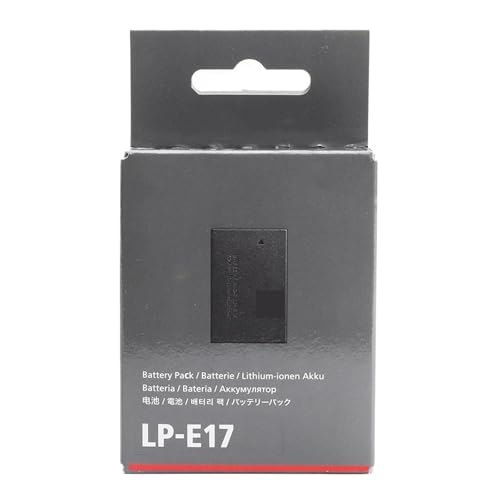 Batería LP-E17 De 1040 MAh, Compatible con Canon, 750D, 760D, 77D, 800D, EOS, M3, T6s, T6i, T7i, X8i, 8000D, M6, M5, M3, SL2(1 Piece)