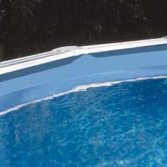 Gre FPROV507 - Liner per Piscine ovali, 500 x 340 x 120 cm (Lunghezza x Larghezza x Altezza), Sistema con aggancio, Colore Blu