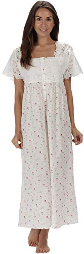 The 1 for U 100% Cotton Short Sleeve Ladies Nightdgown - Elizabeth