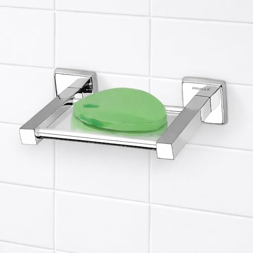 Image of Plantex (Primax) Soap Dish for Bathroom /Stainless Steel Soap Holder /Soap Stand /Soap Case /Bathroom Accessories - (Chrome)