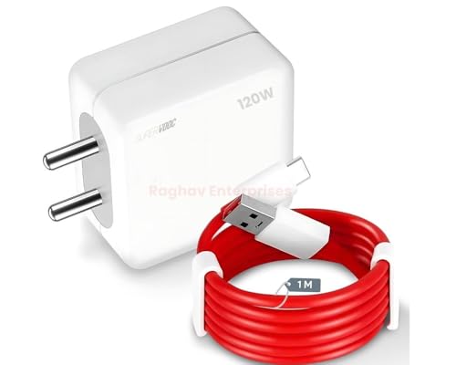 Image of 80W SUPERVOOC USB Type C Charger for One Plus Nord CE4 5G Nord CE3 5G CE 3 Lite Mobiles Fast Charging -FT-RED