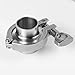 1pc 304ss Sanitary Quick Fitting Connector Set - DN8-DN500 Clamp for Beer, Dairy, and Pharmaceutical Industries(25-50.5)