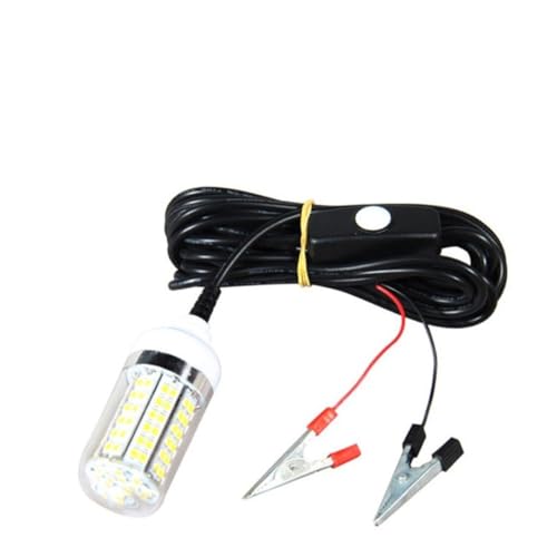 Gogogmee 12V LED Underwater Fishing Light Green Glow Illumination Consumption Durable Construction for Night Fishing