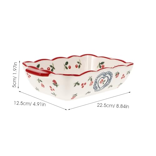 Plat à four en céramique rectangulaire pour vos repas quotidiens - 3