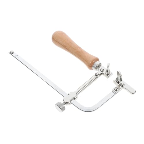 Veemoon Fil De Coupe De Jade De Carrelage Cadre Fil Chape Polyvalente Poignée Ergonomique Scie à Chantourner Légère