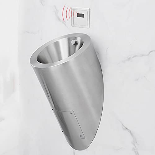 Wall Mounted Urinal Bathroom high-Efficiency Flushing Urinal, Household Commercial Public Toilet Urinal kit with Sensor Flush Valve