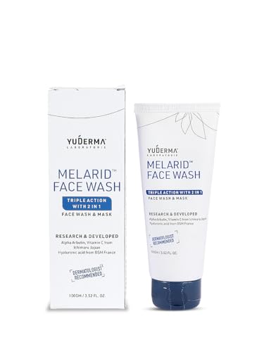 Image of YUDERMA Melarid Triple Action Face Wash & Mask, 100 Gm