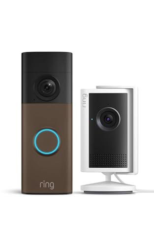 Ring Akku-Videotürklingel + Ring Innenkamera Plus (neueste Generation) – Ansicht 1