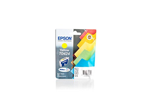 Encre Epson T0424 Jaune originale pour Stylus CX5200, idéale pour vos rapports de télétravail