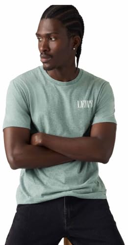 Levi's Graphic Crewneck Tee Ssnl Serif Stormy S – Ansicht 2