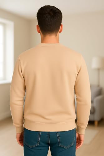 Image of Men's Premium Sweatshirt - Warm, Soft & Stylish Pullover | Casual Winter wear with Full Sleeves | Perfect for Gym, Travel & Everyday Comfort | Plain Sweatshirt for Men