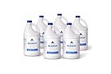 Liquid Chlorine Bleach Gallon – 6Pcs 1 Gallon Jug Bleach for Laundry, Household Cleaning, Commercial Use...