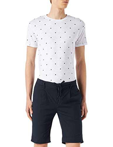 Gianni Lupo Rio Pantalones Cortos Informales, Navy, 38-50 para Hombre