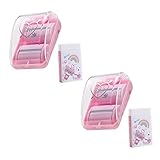  COHEALI 4 Ensembles nettoyeur de bureau portatif nettoyant pour gomme à sec bureautique accessoires nettoyage ramasse-miettes de bureau ramasse-miettes portable Plastique