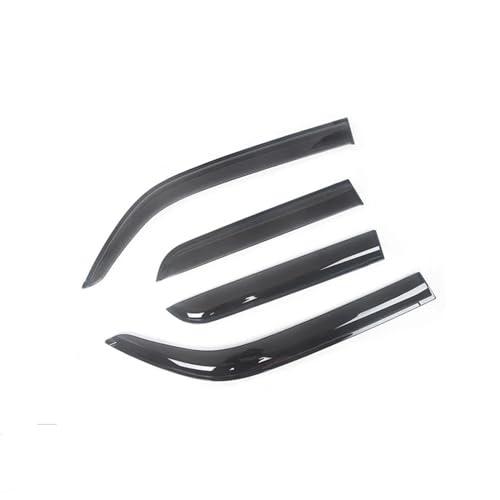 Visières de pluie Dodge Charger déflecteurs de vent teintés noirs 2011-2020