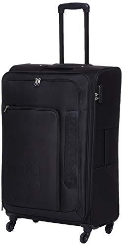 Kamiliant by American Tourister Boho Softside Spinner Luggage 69cm with 3 digit Number Lock - Black