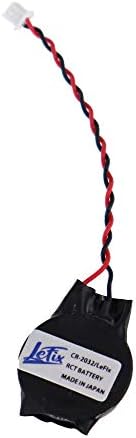LeFix Replacement Compatible with RTC Battery DELL(D830 E6530 N4050 E7270.) HP(CQ41 8440p G4.) ASUS(S56 X611.) Samsung(R467 R458),Black