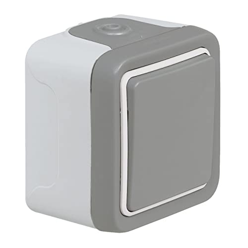 Legrand - Poussoir Plexo apparent - Gris