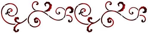 Designer Stencils Leafy Scroll Wall Stencil SKU #3684