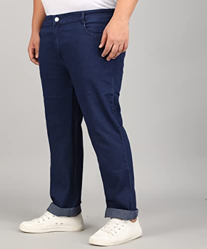 Image of STUDIO NEXX Regular Fit Cotton Lycra Blend Black Jeans