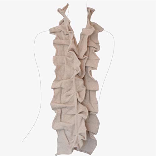 Ruffle Wool/Angora Heavy Knit Cold Weather Fashion Scarf3