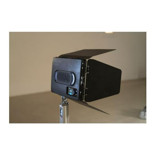 Image of Amaran Pano 120c 120W Rgbww Panel Light Bundle, 2300 10000K (Charcoal) | 2, 300-10, 000K Cct, USB-C Pd Power, Includes Softbox, Grid, Diffuser and Case, 13, 490 Lux at 1m, 12 Effects