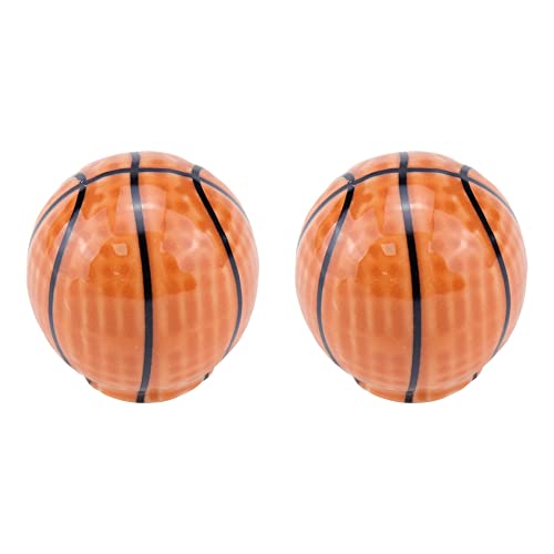 Hngson Basketball Shape Drawer Knobs Ceramic Cabinet Pull Knobs Decorative Dresser Wardrobe Pull Handles 2Pcs With Screws #TOP2